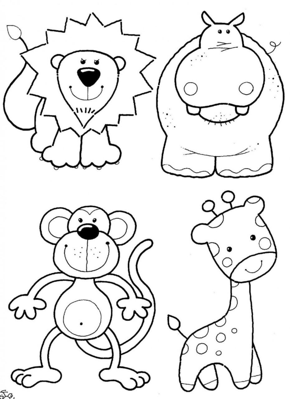 Animal Coloring Pages For Kids To Print