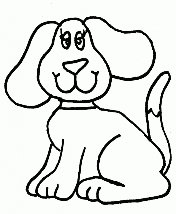 Animal Coloring Pages For Kids Easy