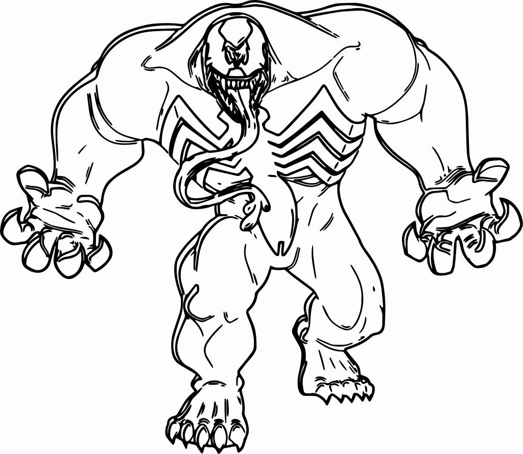 Anti Venom Carnage Coloring Pages