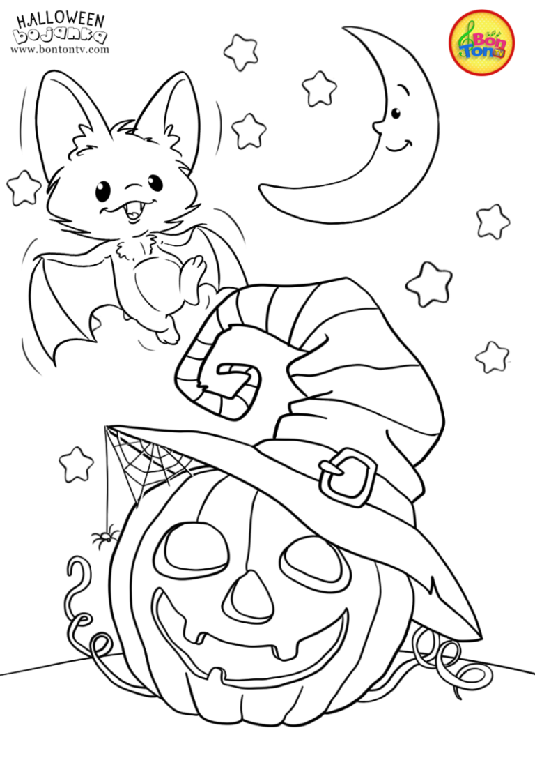 Adorable Cute Coloring Pages Halloween