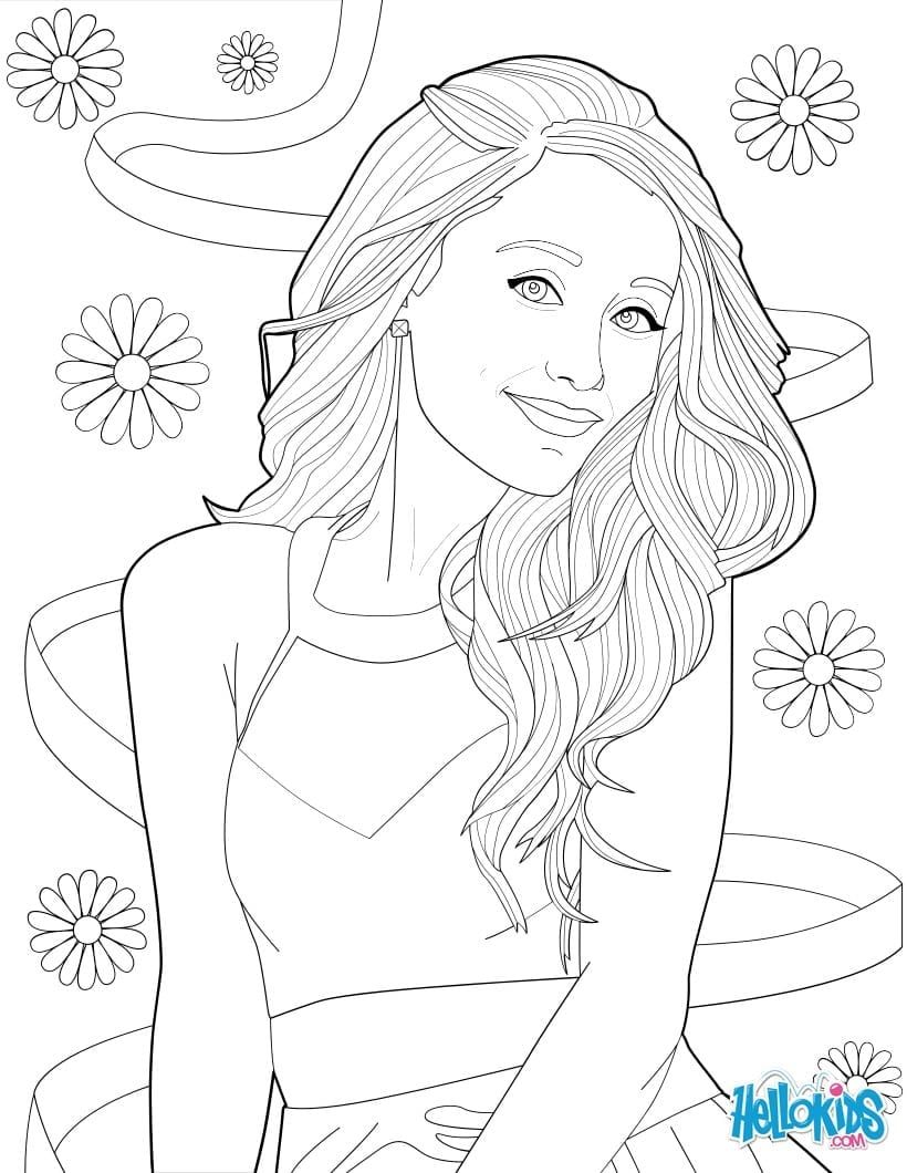 Ariana Grande Coloring Pages To Print