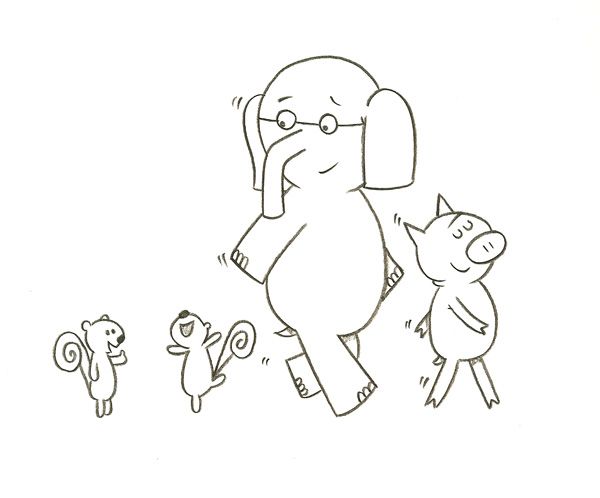 Activity Elephant And Piggie Coloring Pages