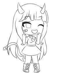 Angel Printable Chibi Coloring Pages