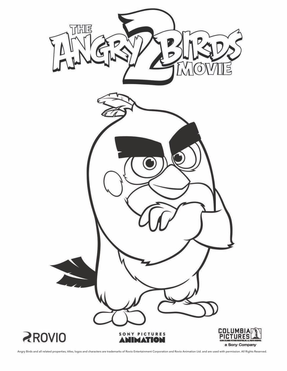 Angry Birds Coloring Pages Online