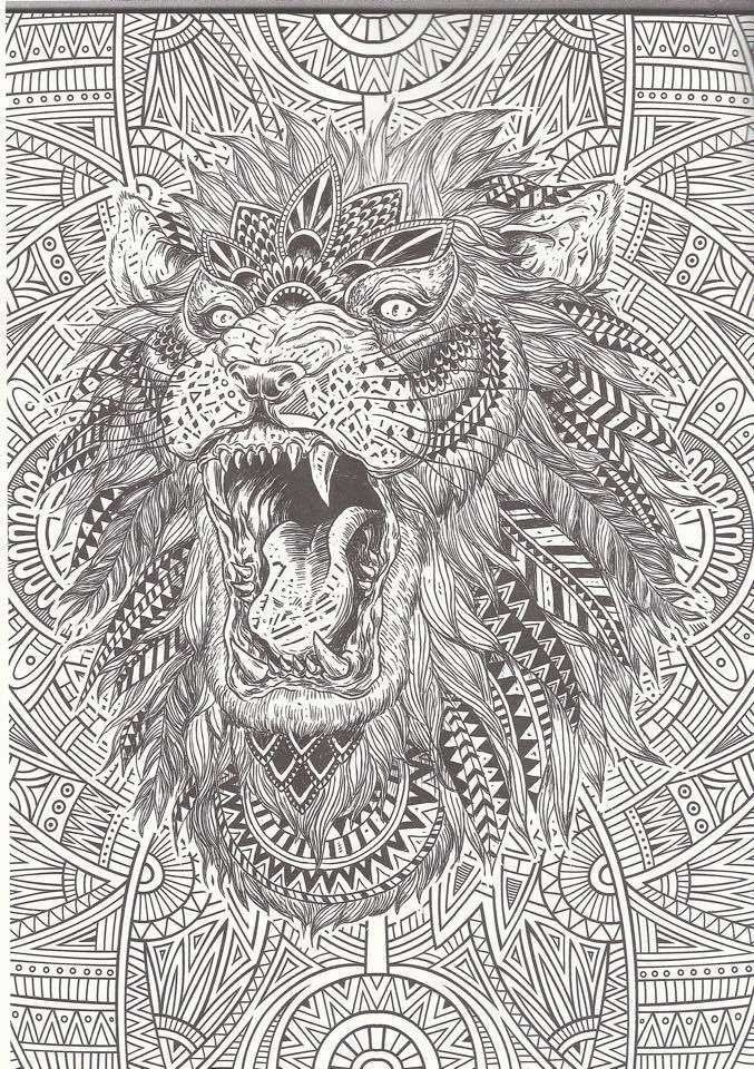 Advanced Intricate Coloring Pages For Adults