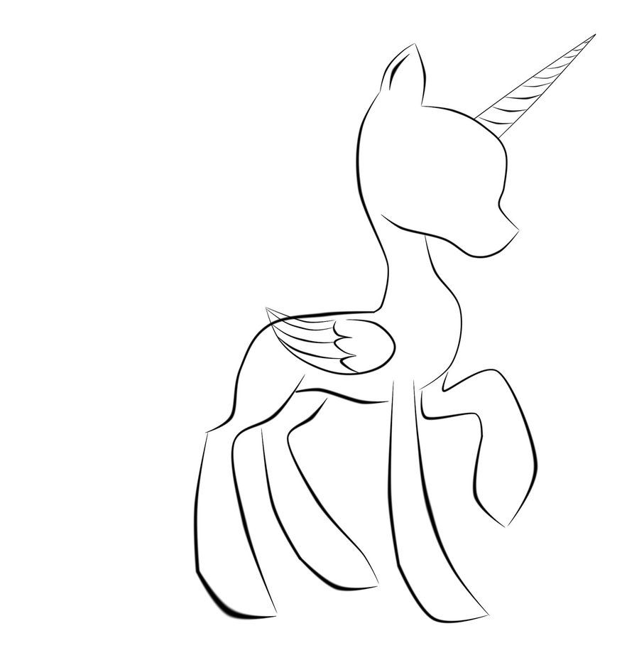 Alicorn Coloring Pages For Adults