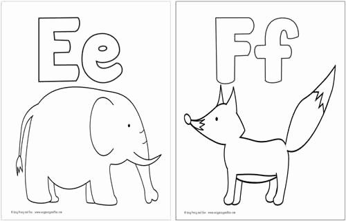 Alphabet Coloring Pages Preschool Pdf