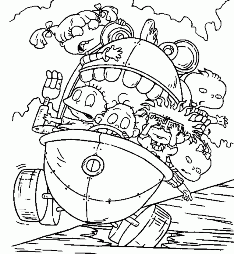 90's Nickelodeon Coloring Pages