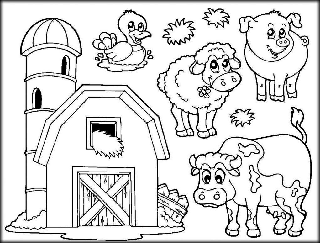 Animals Colouring Pages For Kids