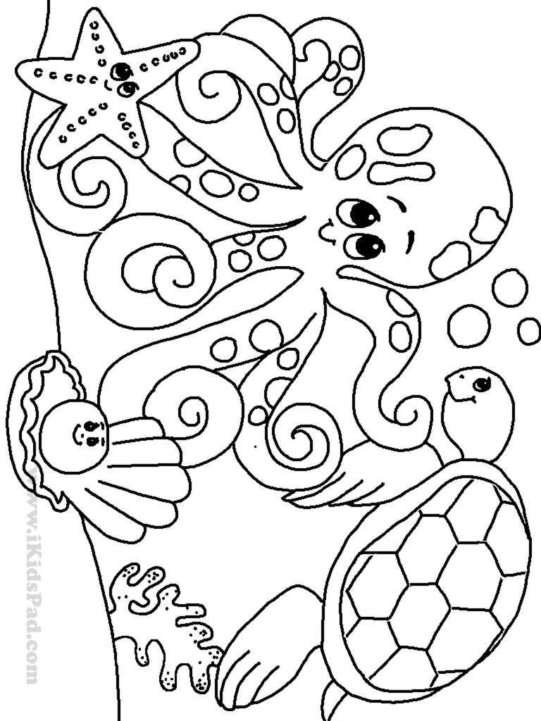 Animals Colouring Sheets For Kids