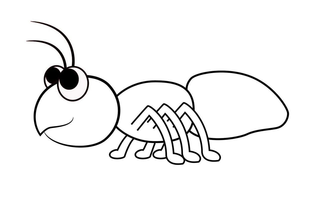 Ant Coloring Pictures