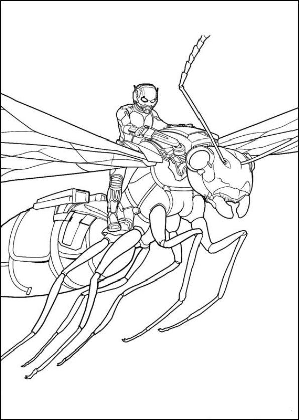Ant Man Coloring Sheet
