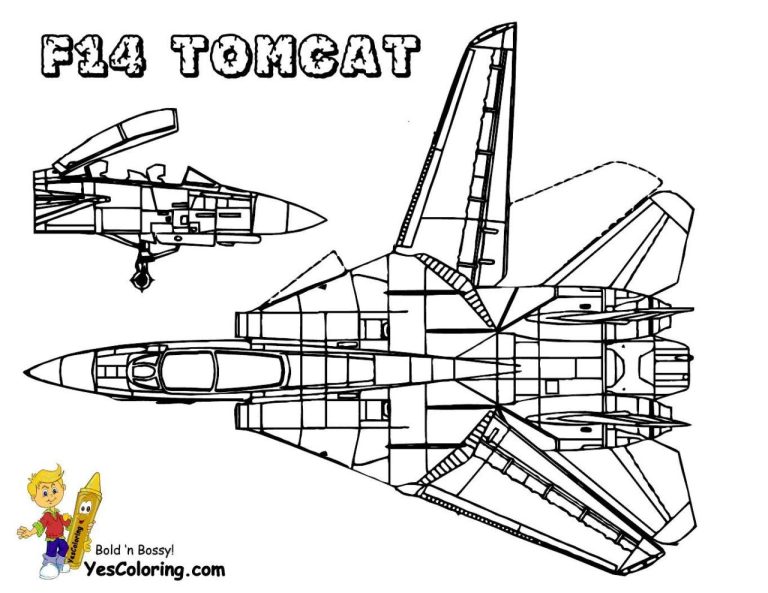 Air Force Fighter Jet Coloring Pages