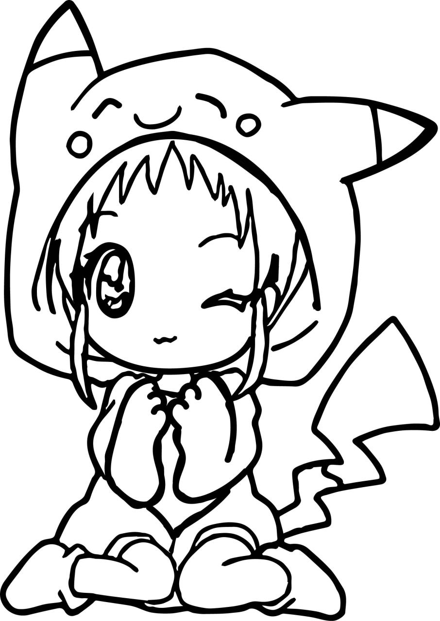 Anime Bff Cute Coloring Pages