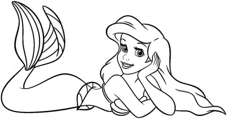 Ariel Cinderella Disney Princess Coloring Pages