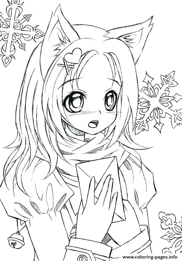 Anime Coloring Pictures Printable