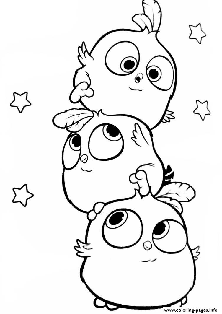 Angry Birds Coloring Pages Chuck