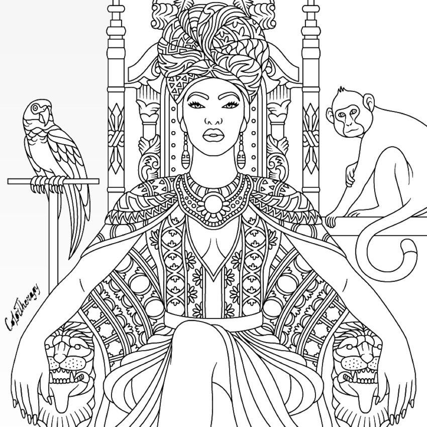 African American Coloring Pages For Kids