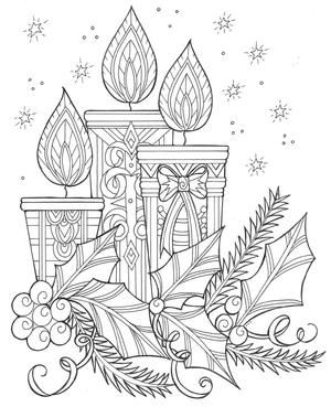 Abstract Night Sky Coloring Pages