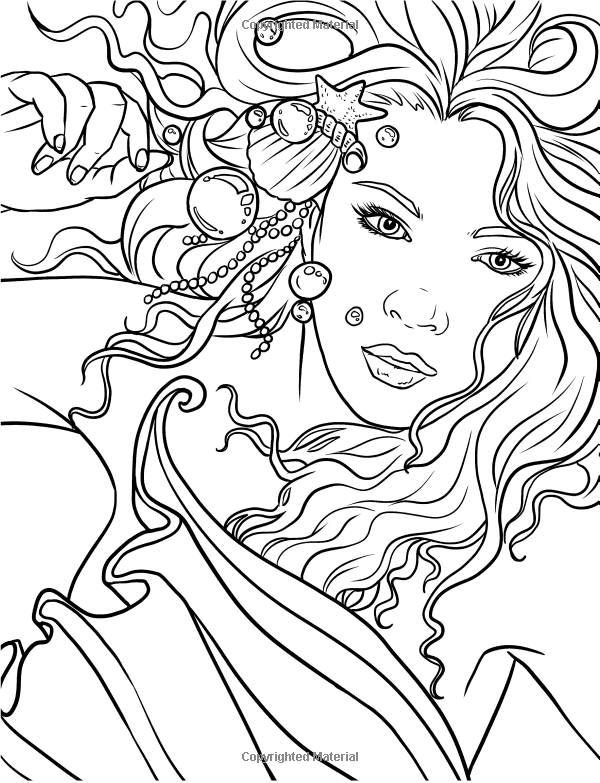 Advanced Realistic People Coloring Pages