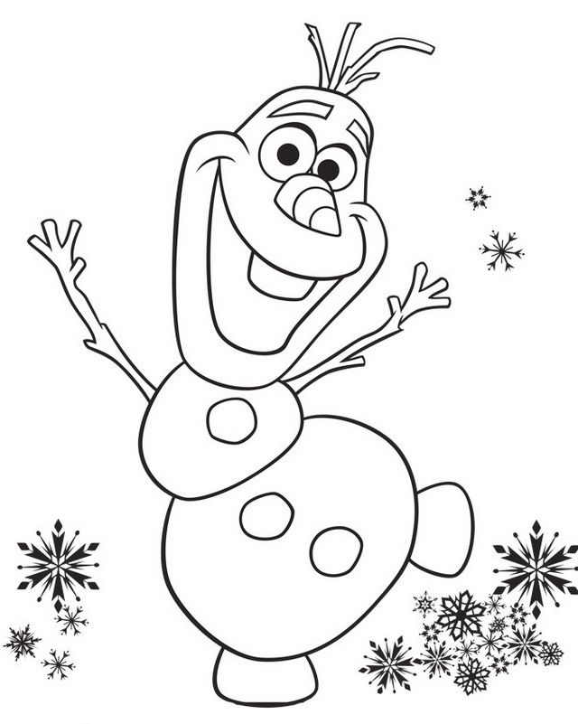 Anna And Elsa Coloring Pages Easy