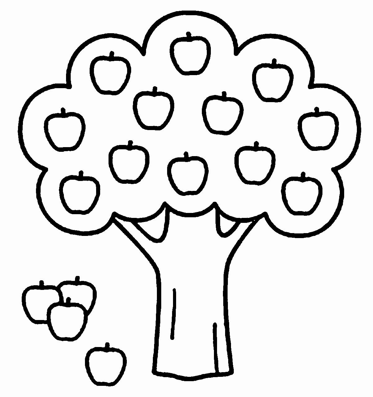 Apple Orchard Coloring Pages For Kids