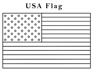American Flag Coloring Pages To Print