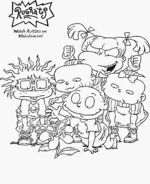 90s Nickelodeon Cartoons Coloring Pages