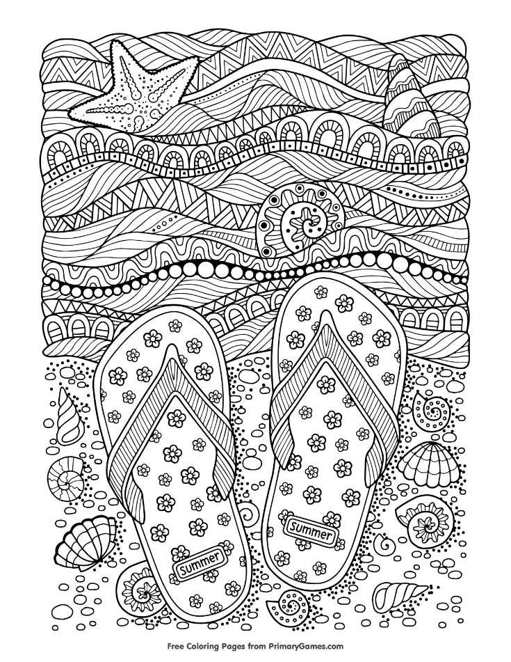 Advanced Food Coloring Pages For Adults