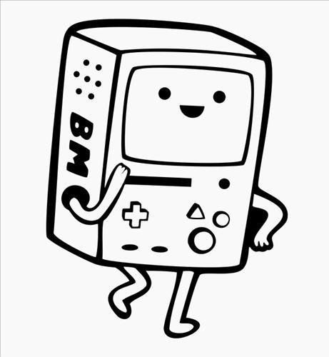 Adventure Time Coloring Pages Bmo