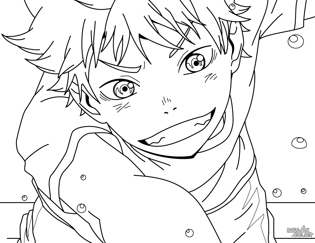 Anime Colouring Pages Haikyuu