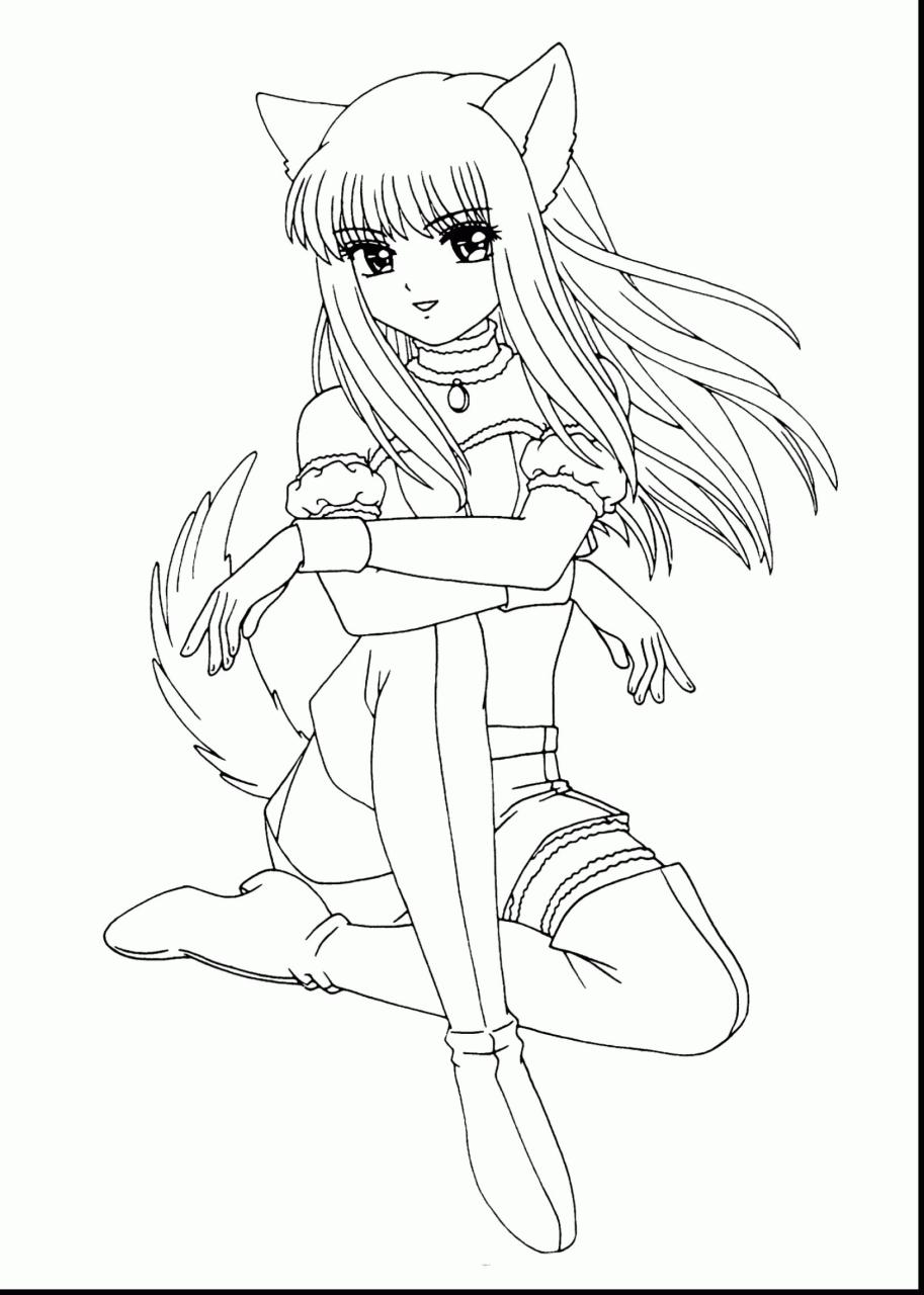 Anime Coloring Pictures Of People