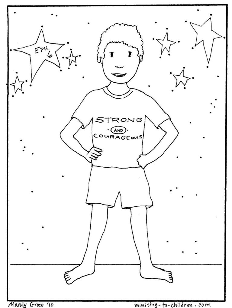 Armor Of God Coloring Pages To Print