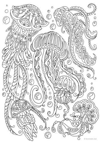 Aesthetic Full Page Printable Colouring Pages For Adults