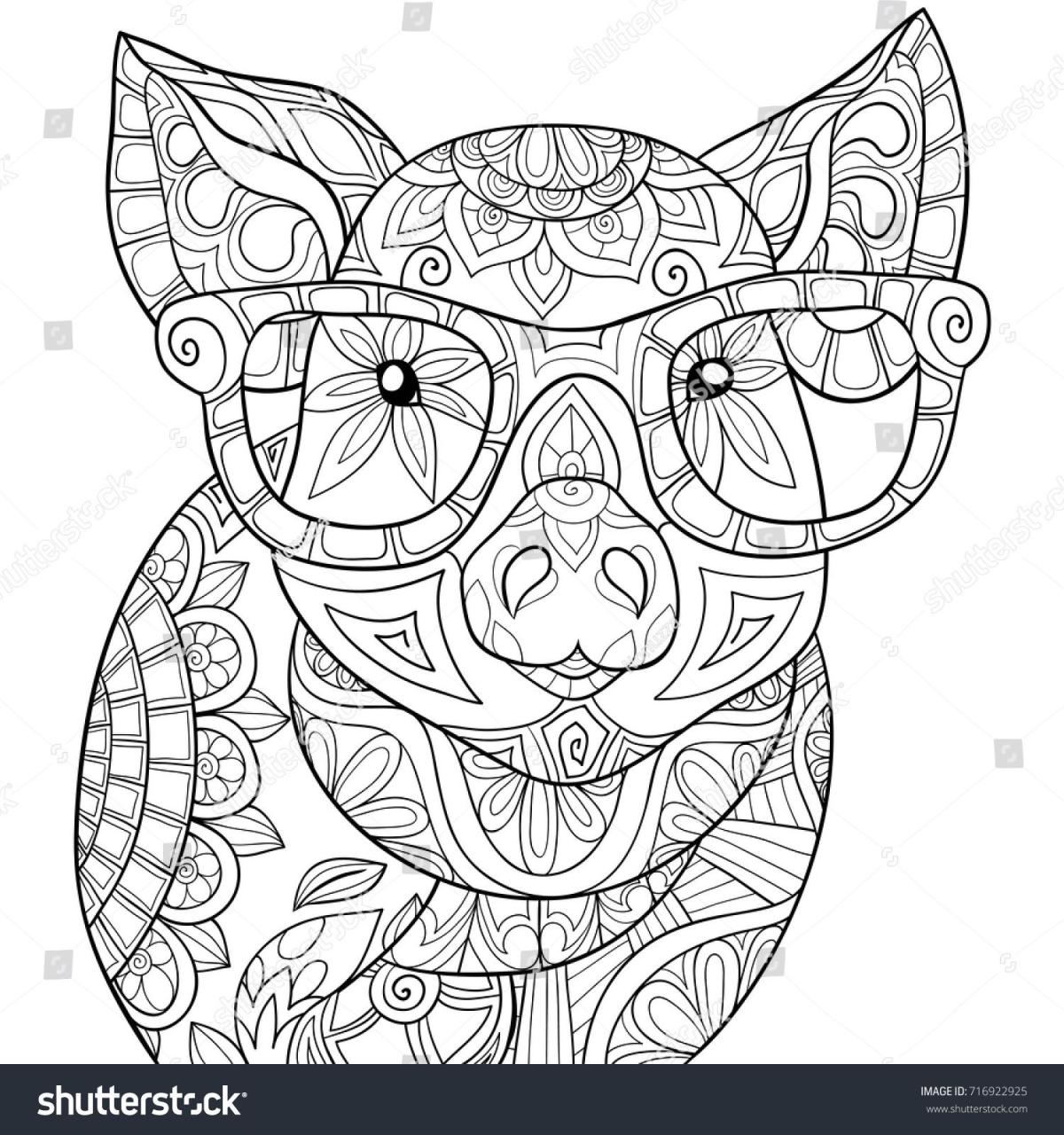 Animal Zen Coloring Pages