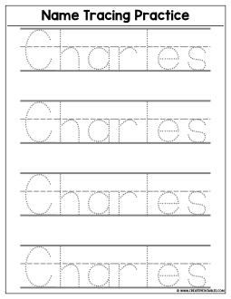 Name Handwriting Worksheets For Preschool