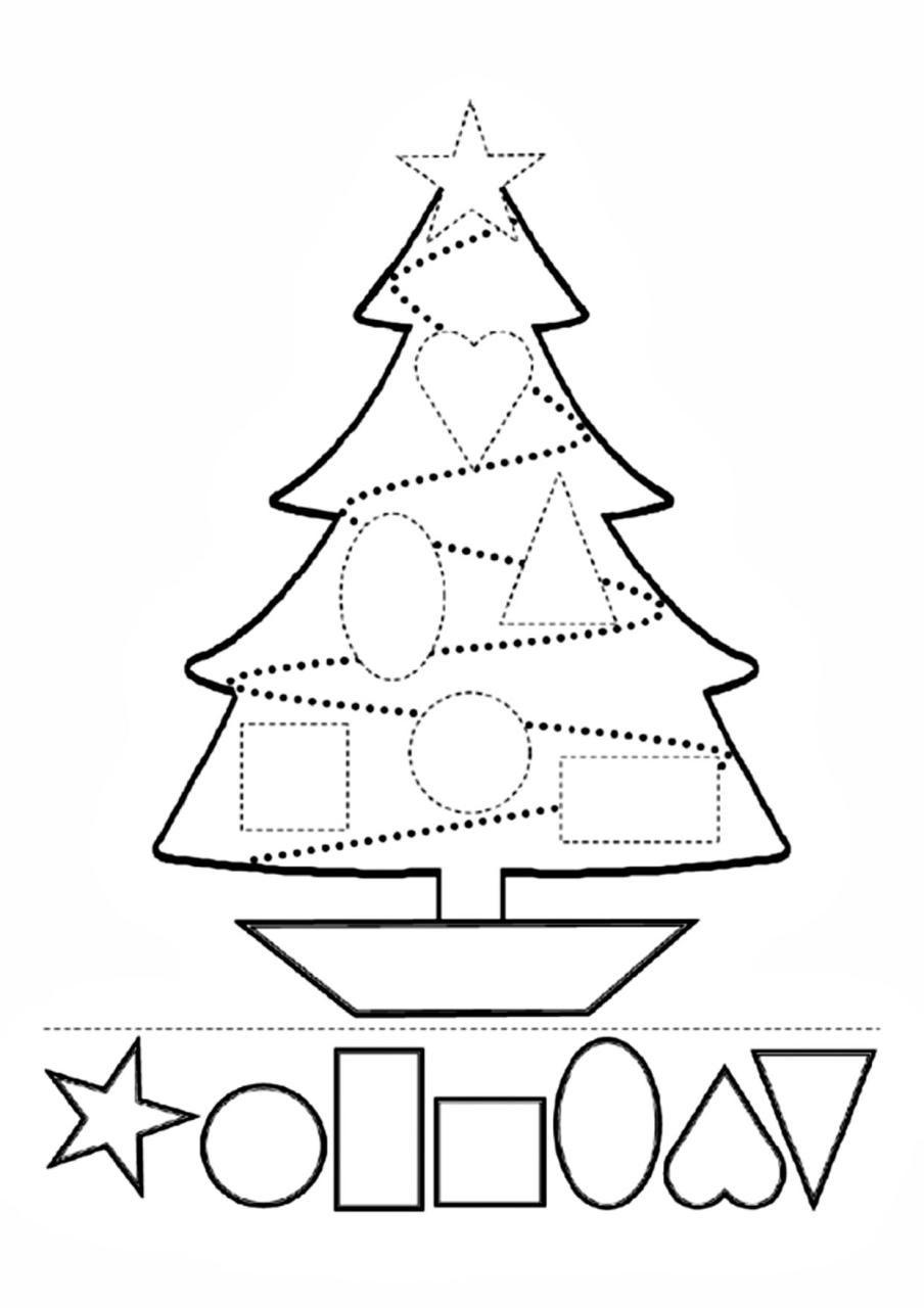 Christmas Tree Worksheet Printable