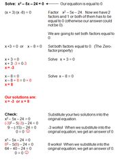 Solving Quadratic Equations Using The Quadratic Formula Worksheet Answers