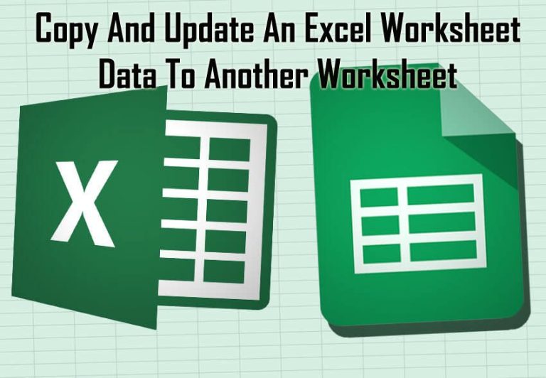 How To Copy A Worksheet In Excel To Another File