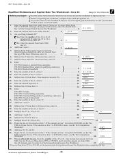2019 Qualified Dividends And Capital Gain Tax Worksheet
