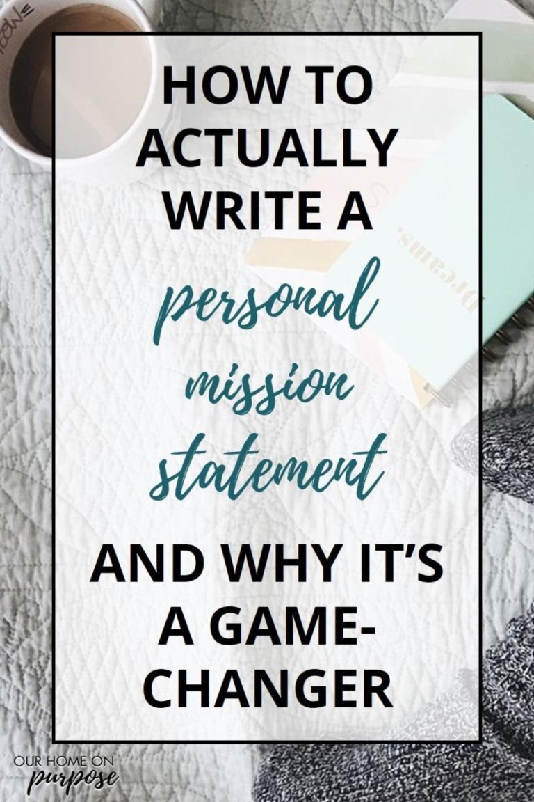 Personal Mission Statement Worksheet