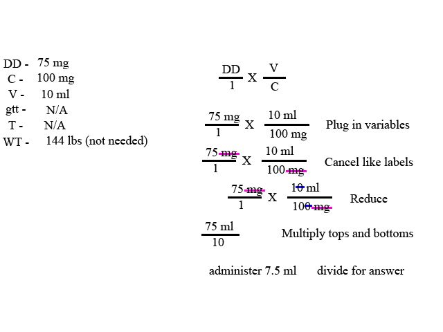 Dosage Calculation Practice Worksheet With Answers
