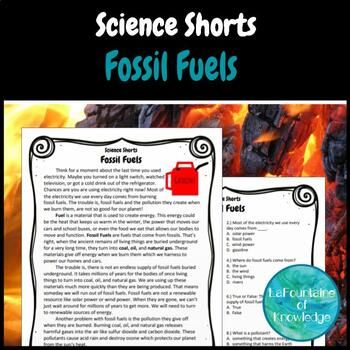 Energy And Fossil Fuels Worksheet Answers