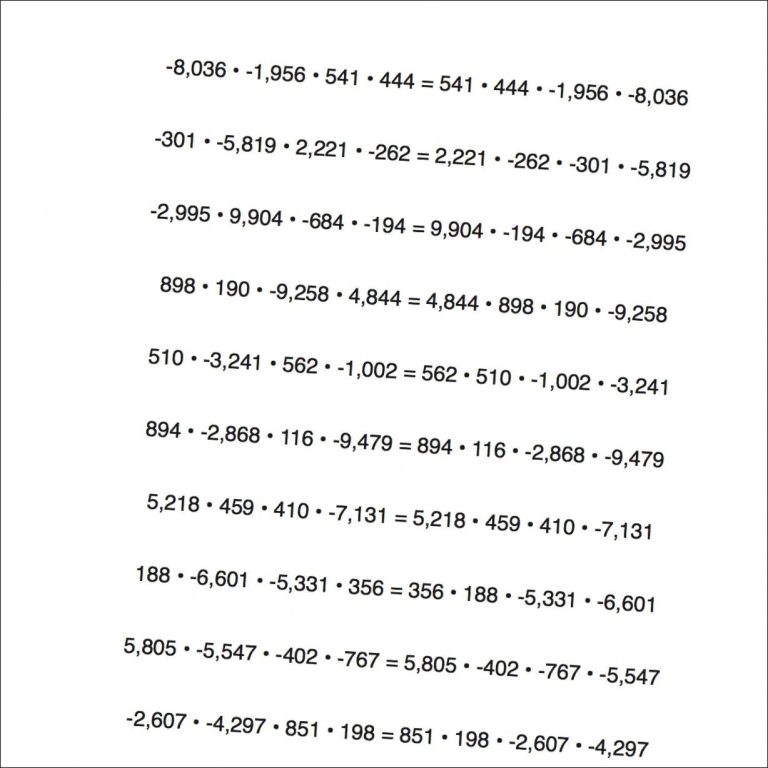 Subtracting Negative Numbers Worksheet
