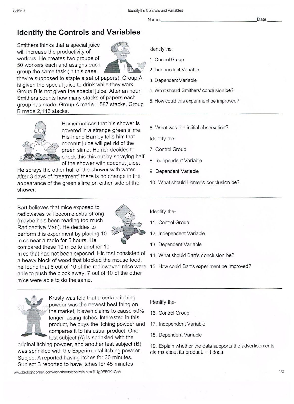 7th Grade Science Worksheets With Answer Key Pdf Thekidsworksheet