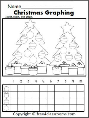 Free Christmas Math Worksheets For Preschool