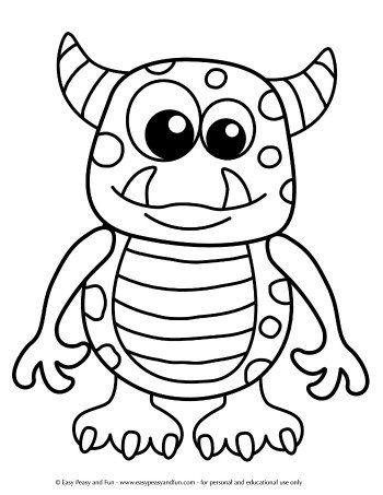 Coloring Pages Halloween Printable Easy