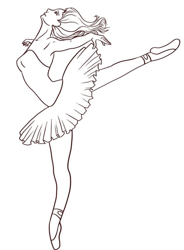 Dance Coloring Pages Free Printable