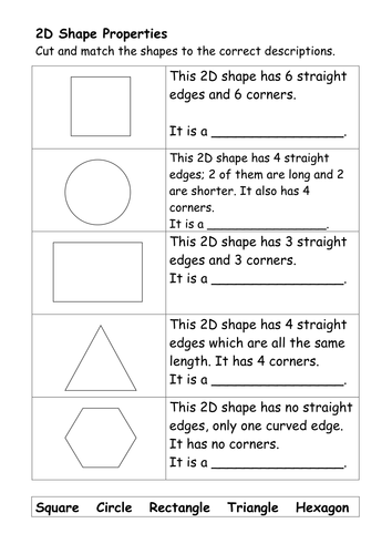 2d And 3d Shapes Worksheets 2nd Grade