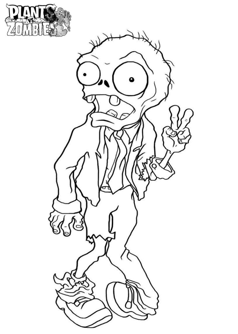 Printable Disney Zombie Coloring Pages